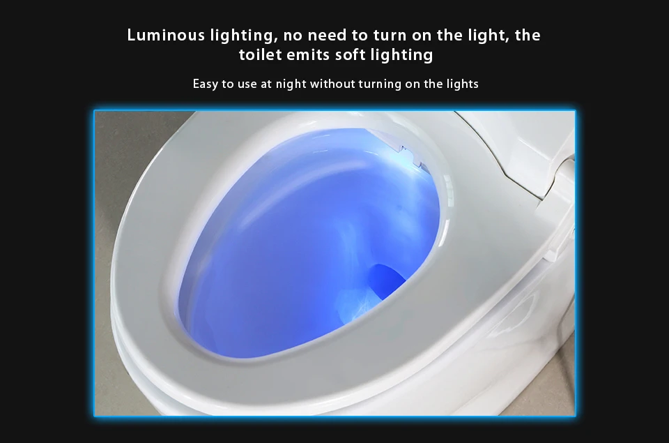 EcoFresh Smart toilet seat auto seat cover flip Electric Bidet intelligent heated toilet seat cover lighting Massage