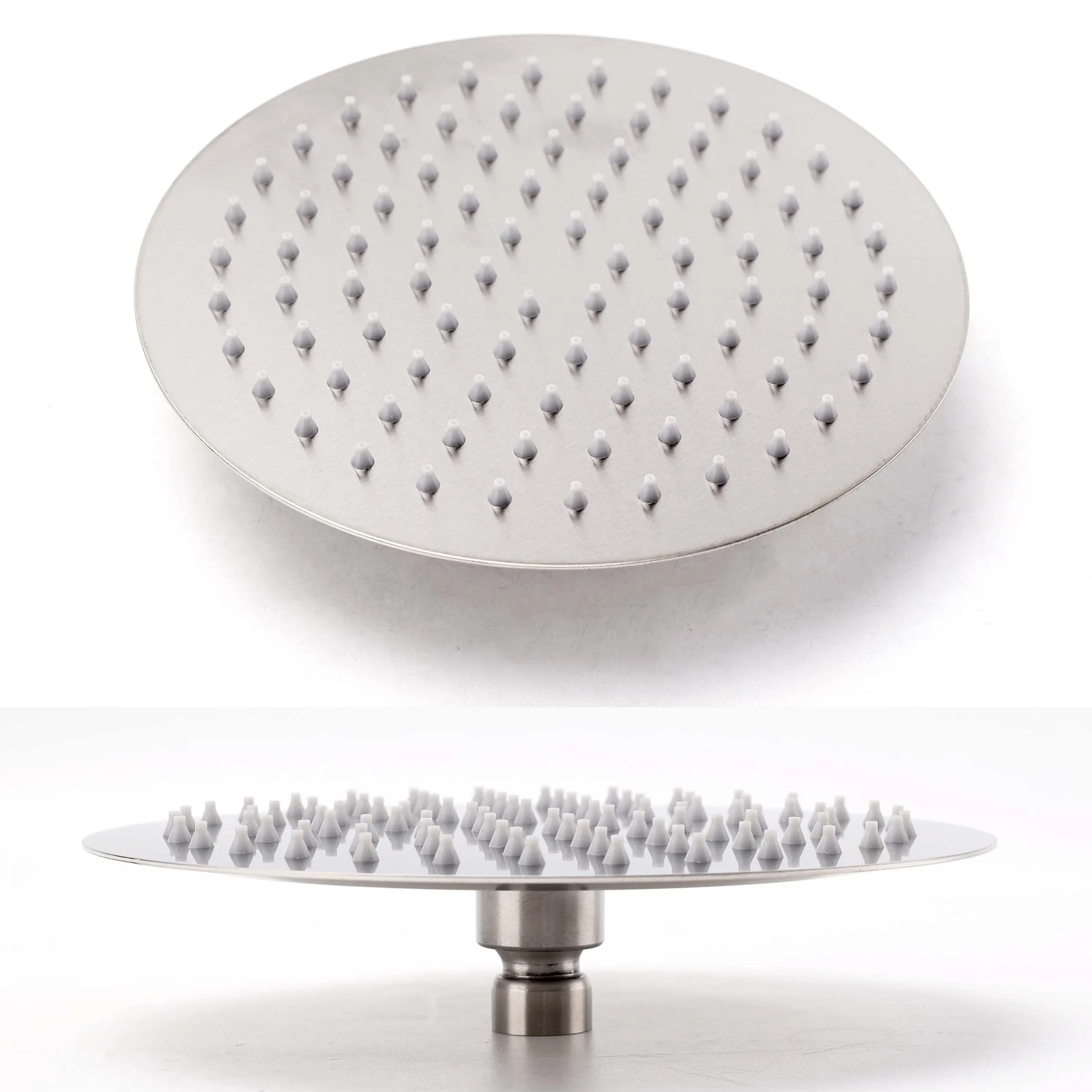 **Sydney Stock** KYLINS Round 8/10/12" Rain Shower Head Hand Held 2 in 1 Gooseneck Wall Arm Set Brushed Nickel WELS WATERMARK