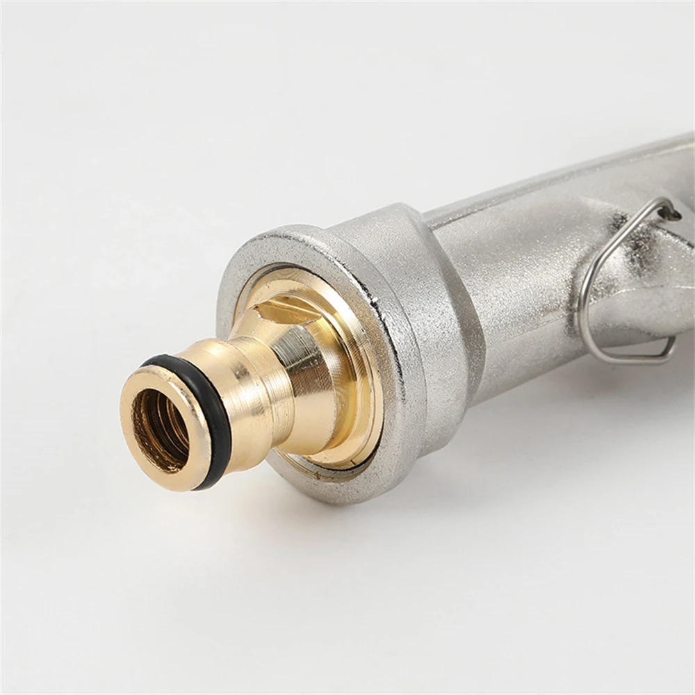High Pressure Power Water Spray Gun Garden Hose Long Brass Nozzle For Car Washer