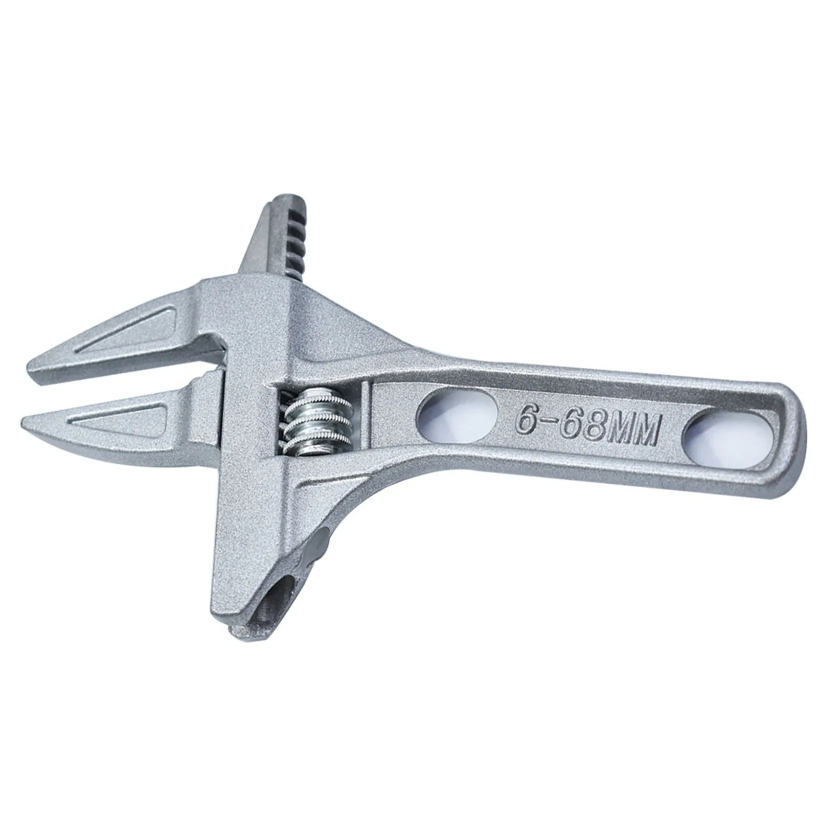 6-68 MM Short Handled Adjustable Wrench Lightweight Aluminum Alloy Pliers Adjustable Wrench for Bathroom Sink Shower