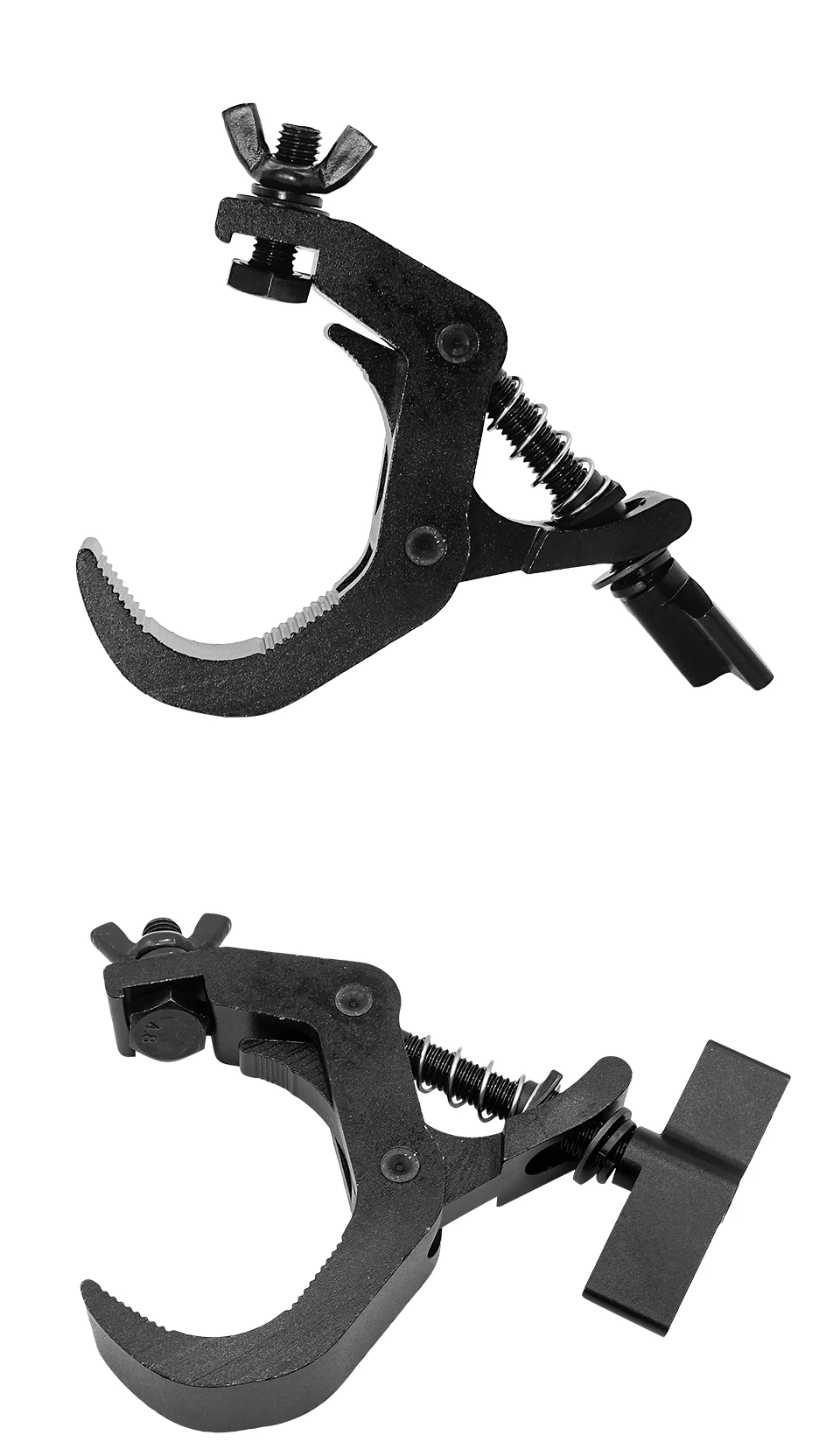 20Pcs/Lots Durable Heavy Duty Hooks 150kg 40-60mm Aluminum Alloy Clamp Bracket Stage Light Hook Light Clamp Holder Truss