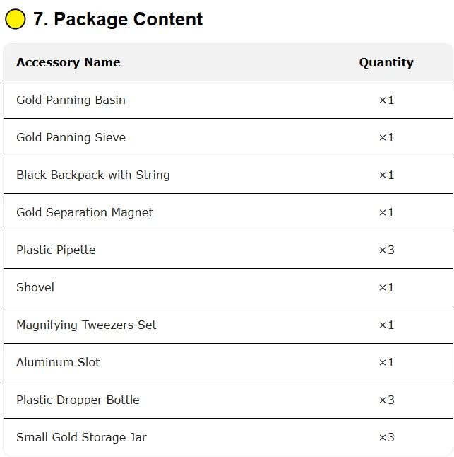 PORIYA Gold Panning Kit With Sluice Box 12" Aluminum Gold Mining Equipment 16 PC