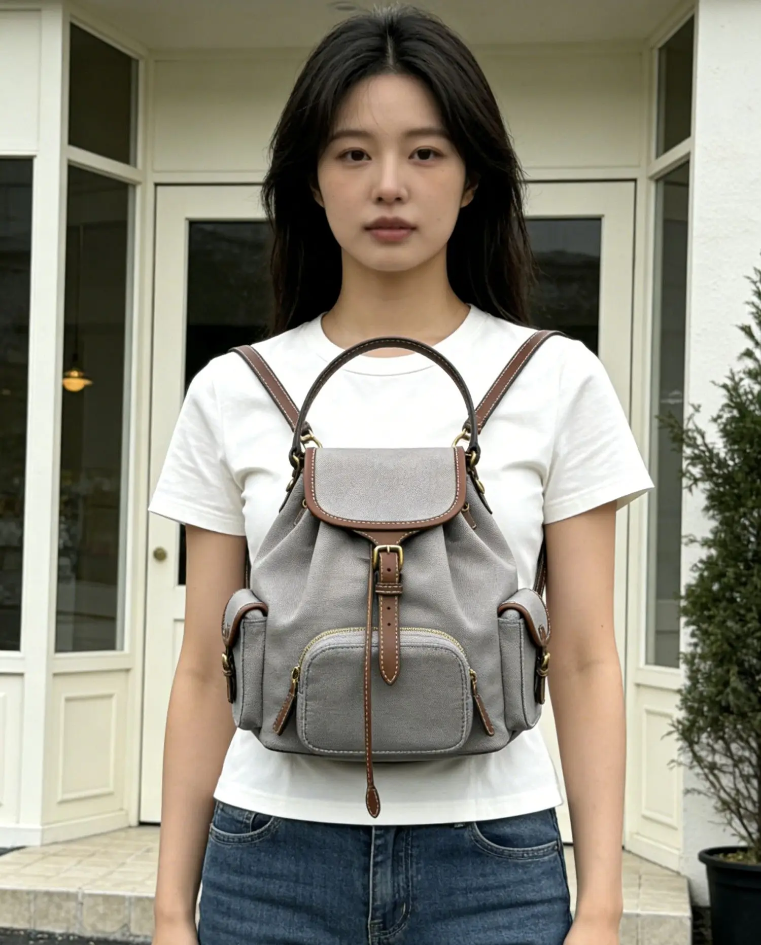 Backpack for Girl Outdoor Travel Lightweight Small Backpack Original Designer Brand Commuter High Beauty Backpack