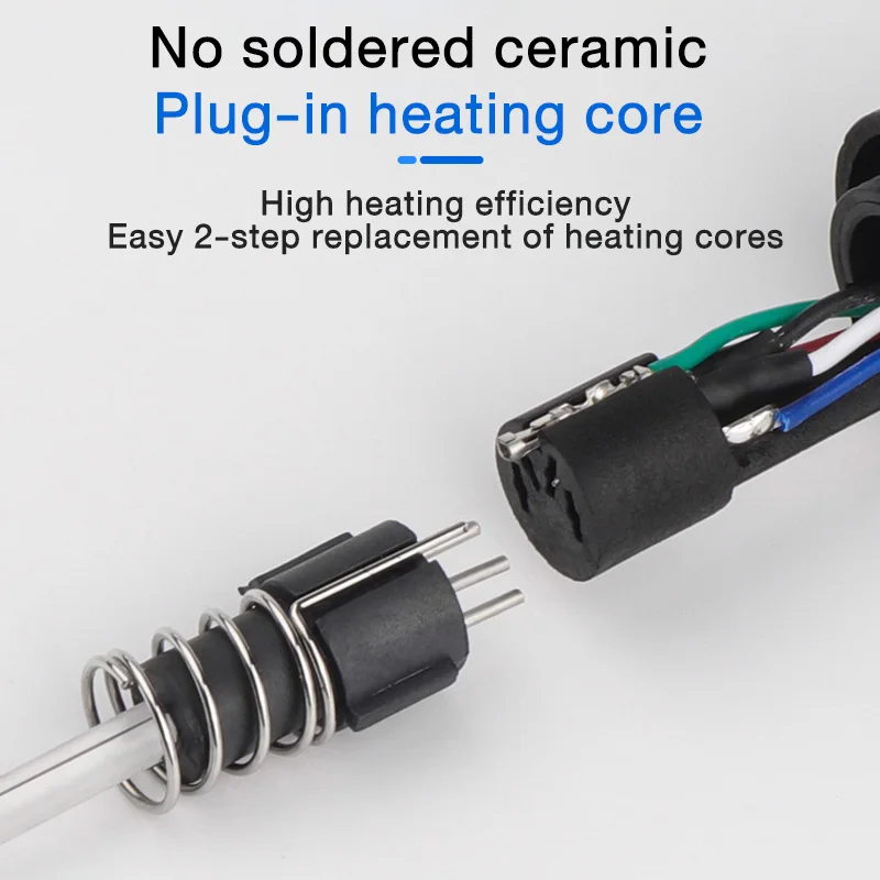 KUAIQU 75W Knob/Digital Display Soldering Station 200~480°C Adjustable Soldering Iron 392~896°F Welding Tools For Phone PCB