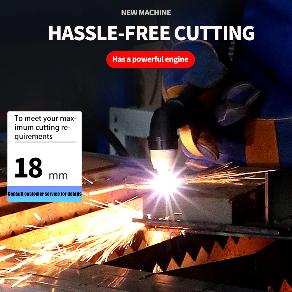 PLASMARGON 65A Plasma Cutter,Non-Touch Air Plasma Cutting Machine,Pilot Arc IGBT Inverter,18MM Max Cuts,DIY/Beginner Friendly