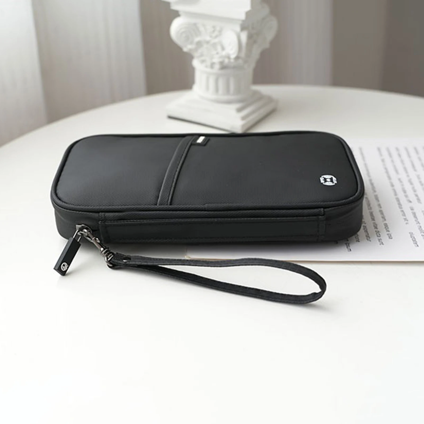 Portable Family Passport Holder Travel Document Organizer Credit Card Clutch Bag for Cards ID Card Money Ticket