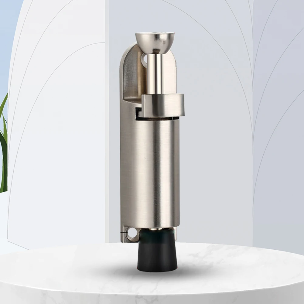 Telescopic Foot-Operated Holder Spring Loaded Heavy Duty Stopper Adjustable Position with Foot Brake Wedges for Door Bottom Seam