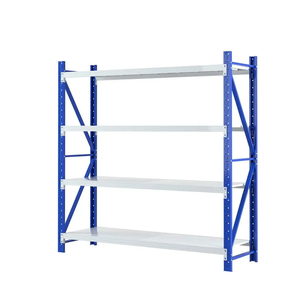 Heavy Duty 2Mx2M Warehouse Shelving Garage Storage Rack Adjustable Metal Organizer Stand Industrial Utility Rack for Home Shop Warehouse