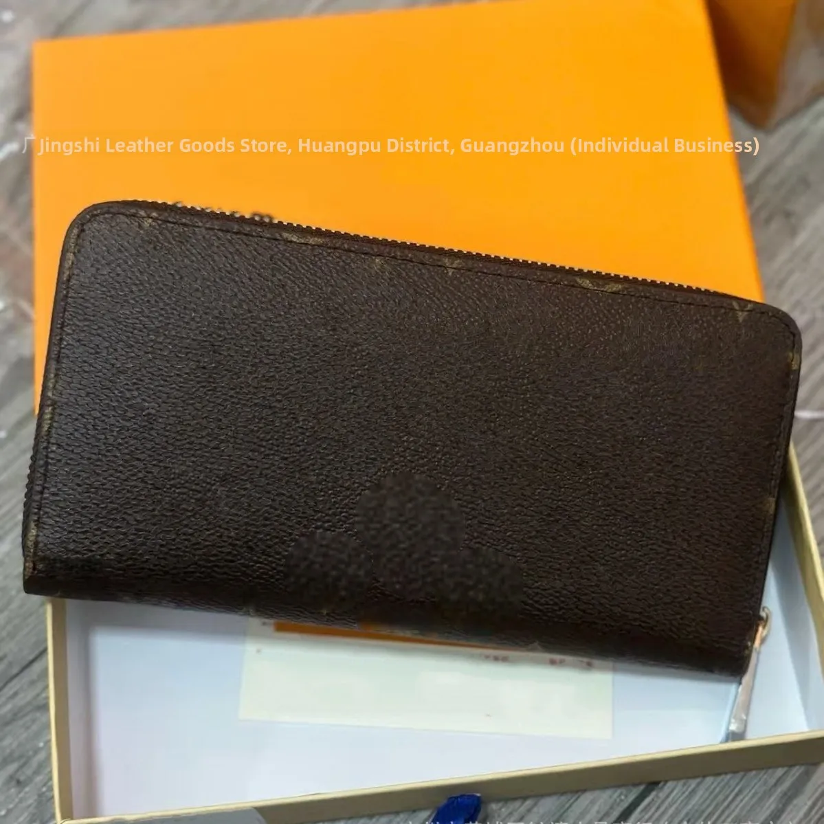 Handmade Short Multi-Card Slot Women's Leather Business Card Holder Large Capacity Simple Design Ladies' Name Card Clip
