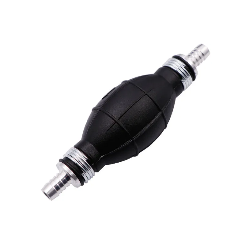 6mm/8mm/10mm/12mm Hand Fuel Pump Line Rubber Aluminum Hand Primer Bulb Diesel Oil Transfer Petrol for Car Boat Marine Outboard