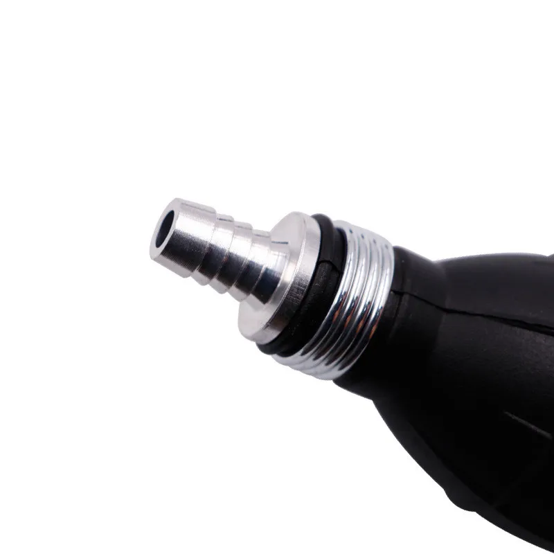 6mm/8mm/10mm/12mm Hand Fuel Pump Line Rubber Aluminum Hand Primer Bulb Diesel Oil Transfer Petrol for Car Boat Marine Outboard