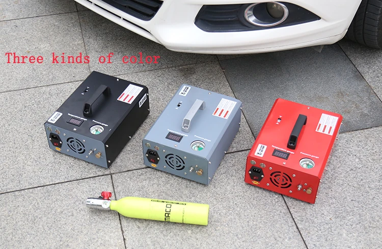 COMbar 4500Psi 300Bar 12V 220V 110V PCP Air Compressor High Pressure Pump Compressor Transformer Pneumatic Airgun Rifle Inflator