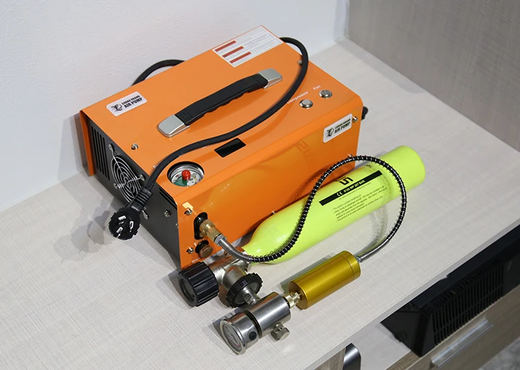 COMbar 4500Psi 300Bar 12V 220V 110V PCP Air Compressor High Pressure Pump Compressor Transformer Pneumatic Airgun Rifle Inflator