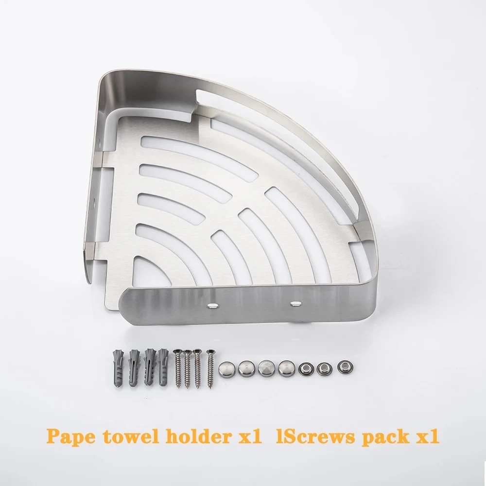 Kitchen Storage bathroom shelves Organizer Stainless Steel Shower Shelf Accessories Shampoo Rack multi-scenario Shelf