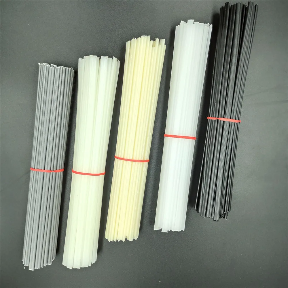 20/50/100Pcs Plastic Welding Rods Set 20cm PP/PE/PVC/ABS Polypropylene Welding Sticks Car Bumper Repair Tools For Plastic Welder
