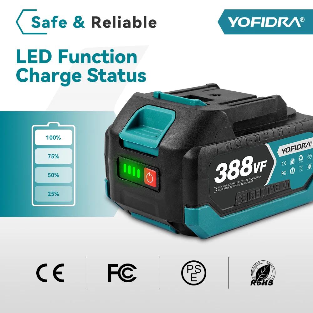 YOFIDRA 3800rpm Brushless Electric Jig Saw Infrared Laser Curve Saw Multi-Function Woodworking Tool For Makita 18V Battery pin