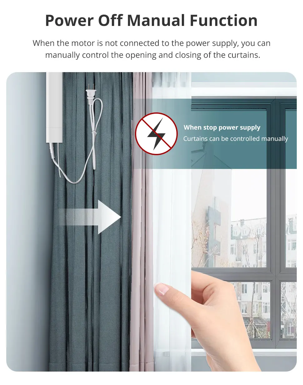 Zemismart Zigbee 3.0 Smart Curtain Track Work with Tuya Zigbee Hub SmartThings Alexa Google Home Assistant Electric Curtains