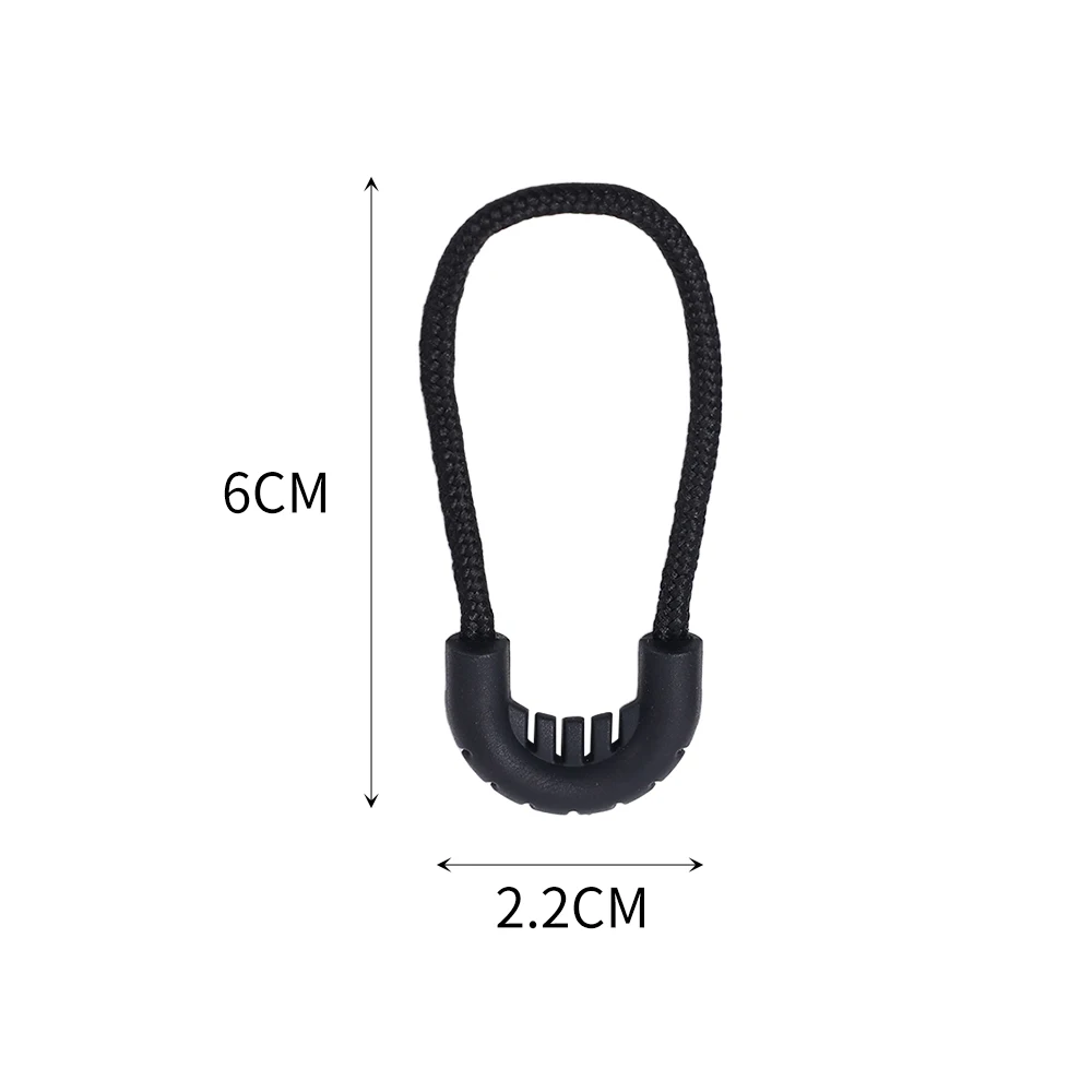 New Replacement Zipper Pull Puller For Bag Suitcase Backpack Tent Zipper Ropes Clips Lock Zip Slider Apparel Accessories 2028