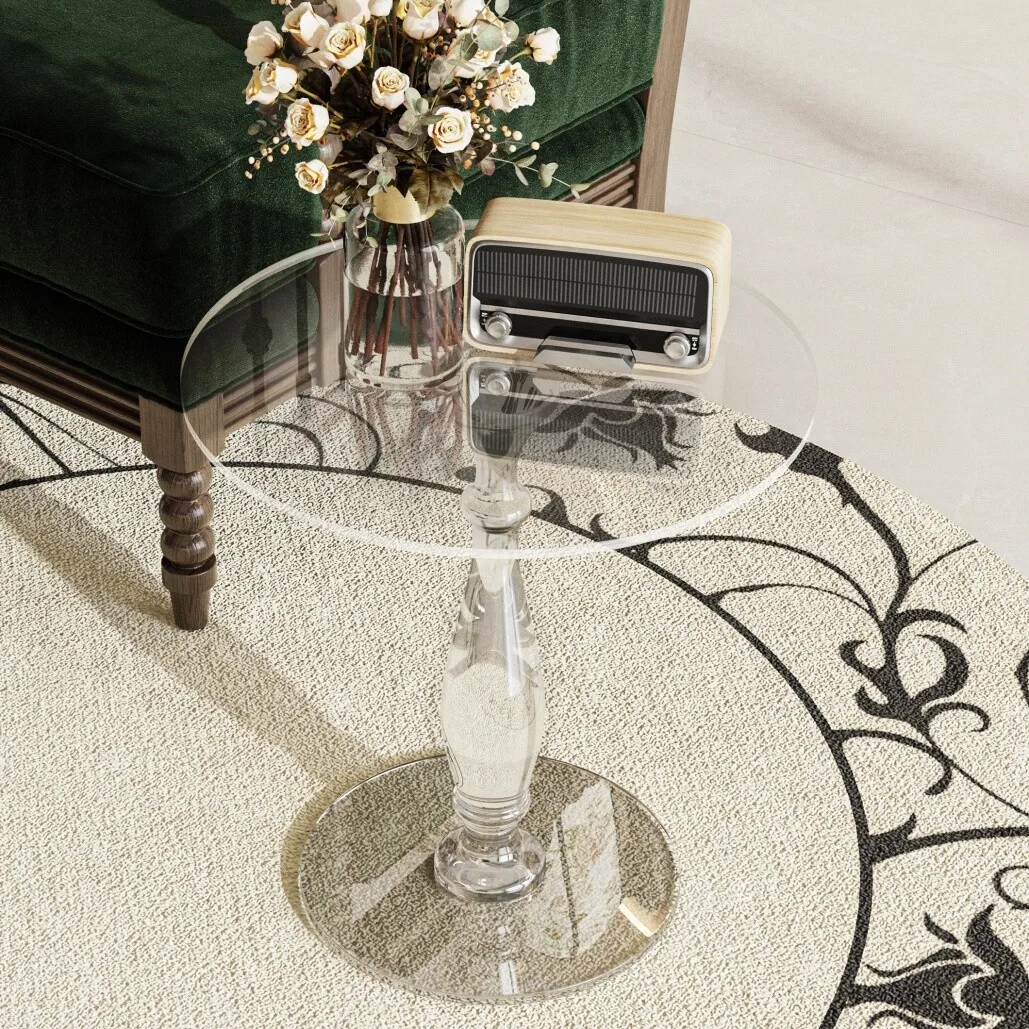 Acrylic Sideboard Table Ready to Use, Sideboard, Nightstand, Couch Table