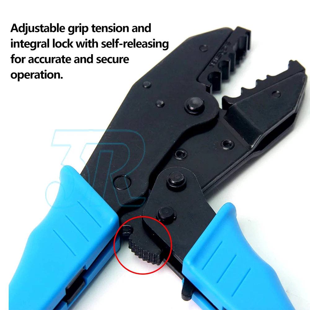 Cable Crimper Electrical Ferrule Ratchet Wire Plier Crimping Tool