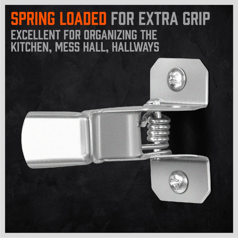 HORUSDY 10 Pack Spring Grip Mop and Broom Holder for Shovel , Rake, Broom, Mop Holder, Etc.