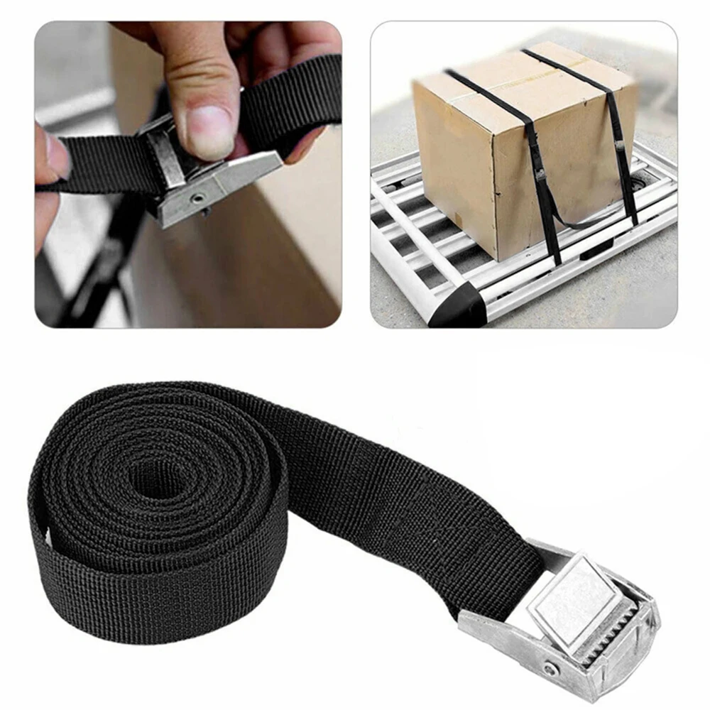 Lashing Straps W/ Buckle Nylon Quick Release fr Cargo Tie Down Car Luggage