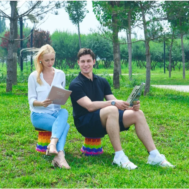 Portable Folding Stool for Camping Picnic Fishing Sketching Lightweight Compact Outdoor Seat