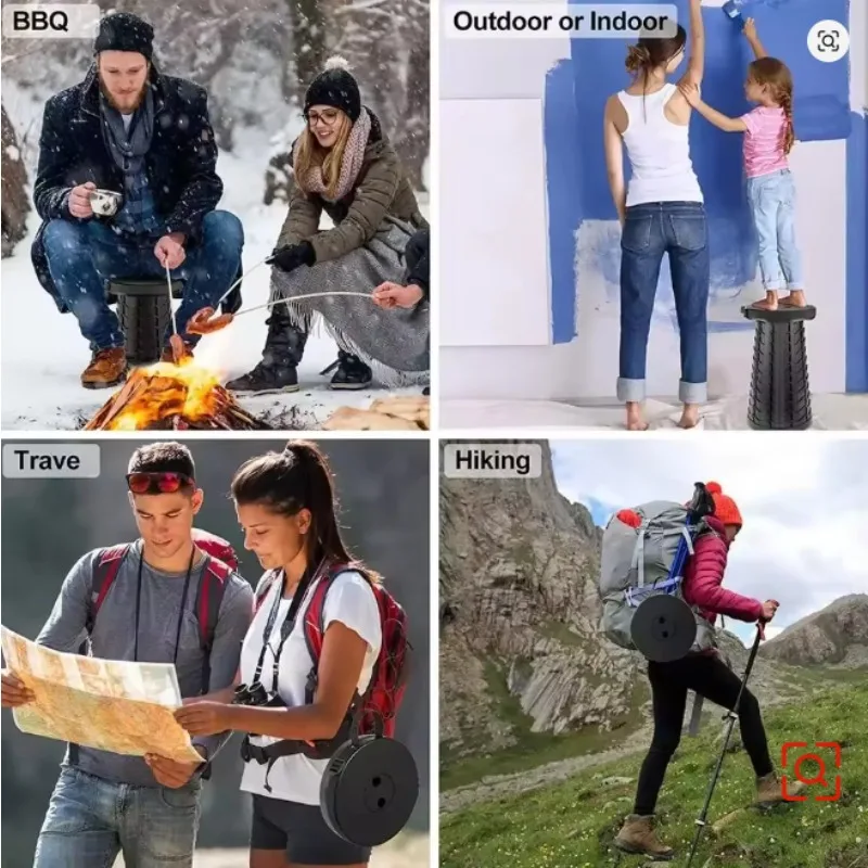 Portable Folding Stool for Camping Picnic Fishing Sketching Lightweight Compact Outdoor Seat