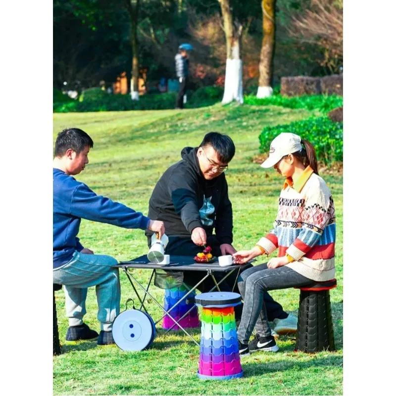Portable Folding Stool for Camping Picnic Fishing Sketching Lightweight Compact Outdoor Seat