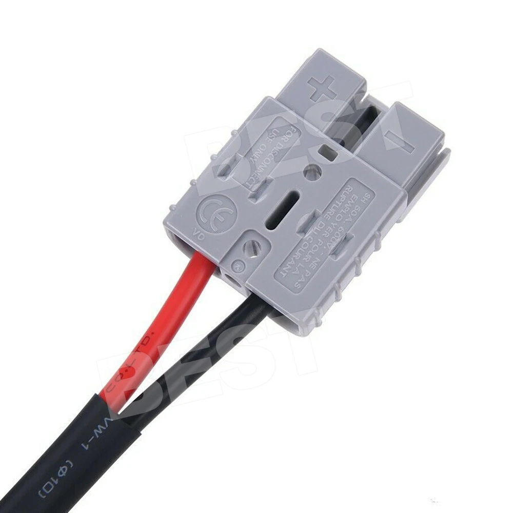 50 Amp Genuine Anderson Plug Connector Double Y Adapter 6mm Automotive Cable New