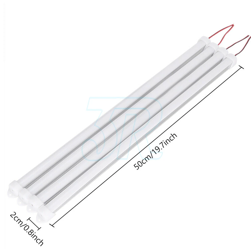 4x LED strip lights Bar Car 12V caravan boat fishing camping light Interior lamp