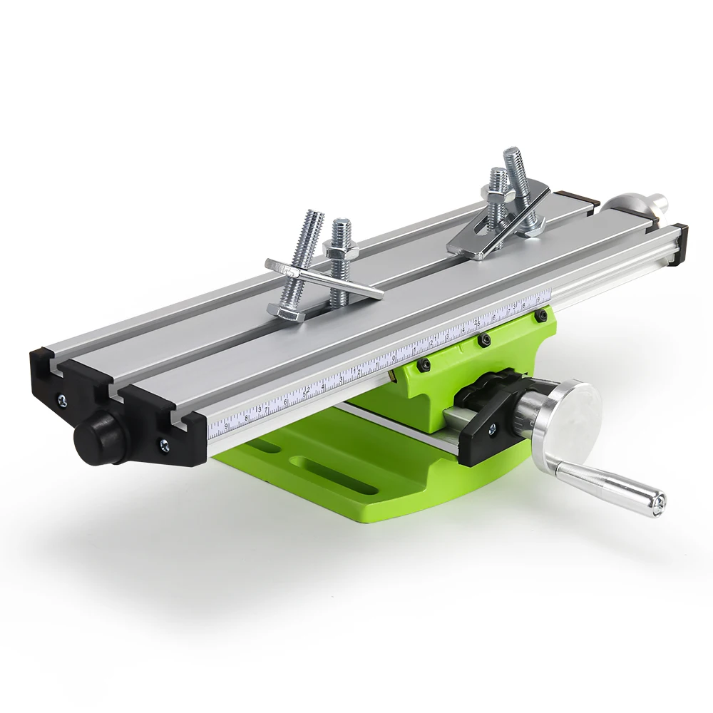 Allsome BG-6300 Compound table Working Cross slide Table Worktable for Milling Drilling Bench Multifunction Adjustable X-Y