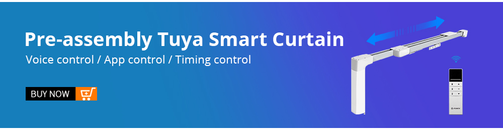 Zemismart Matter WiFi Smart Electric Curtain Motor with Curtain Rail Track Wall Work with Homekit Smartthings Alexa Google Home