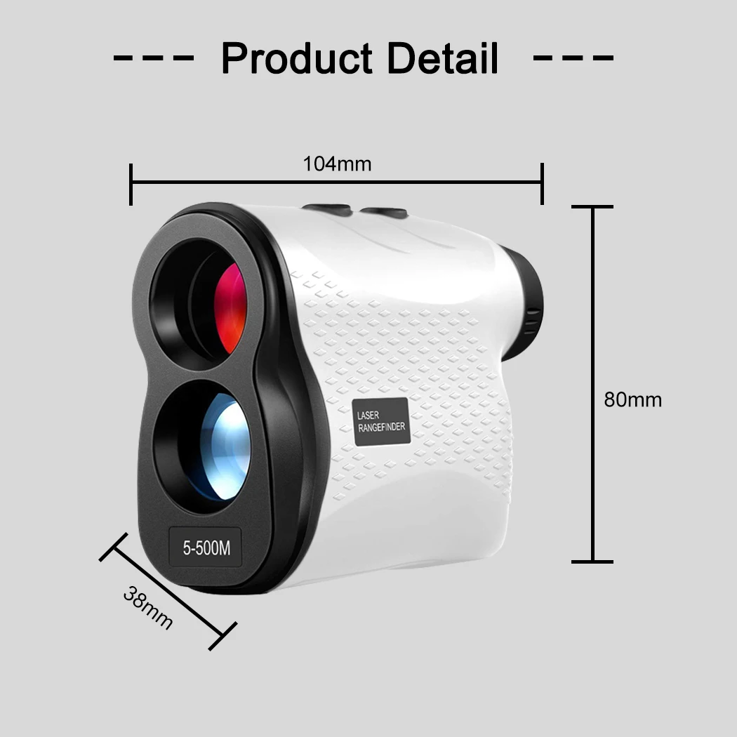 PORIYA Golf Laser Range Finder Hunting Rangefinder Flagpole Distance Height Speed AU