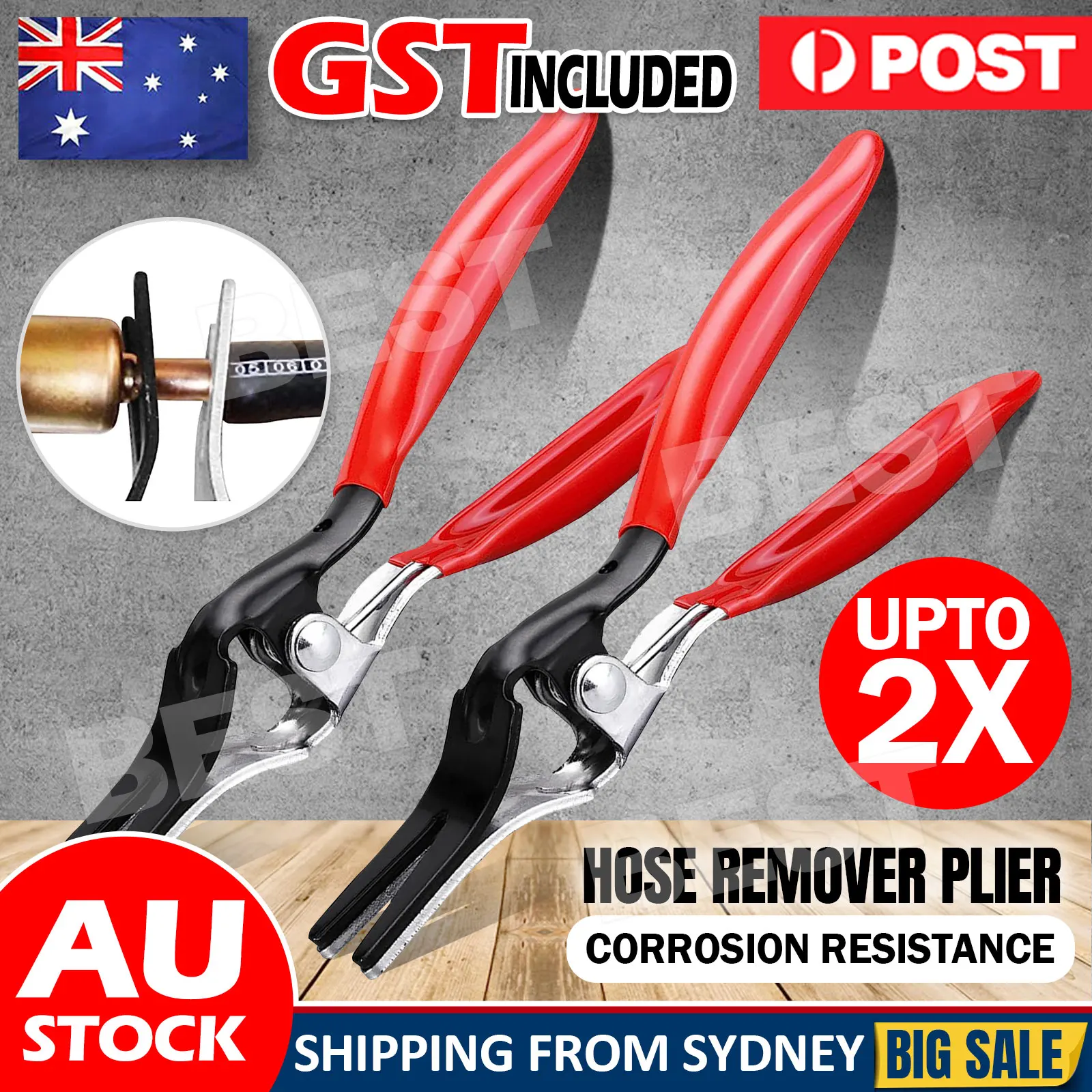 1/2X Fuel Vacuum Line Pliers Car Hose Pipe Tube Remover Separator Automotive Tools