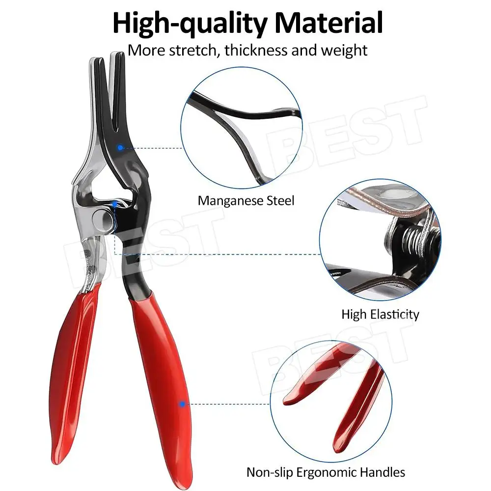 1/2X Fuel Vacuum Line Pliers Car Hose Pipe Tube Remover Separator Automotive Tools