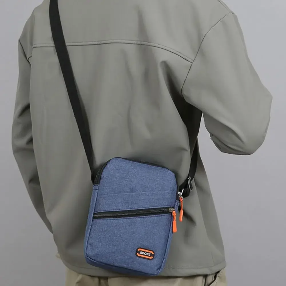 Men's Bag Large Capacity Single Shoulder Bag Waterproof And Wear-resistant Backpack Multiple Pockets For Business