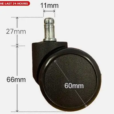 5PCS Universal Rolling Casters Multi-Purpose Small Rolling Caster Set Mute Swivel Caster Replacemen Furniture Wheels Roller