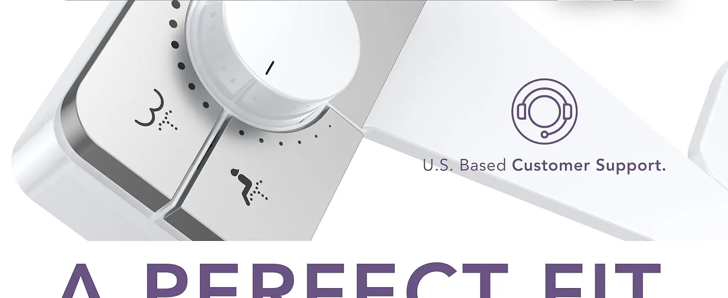 Bidet Attachment for Toilet, Non-Electric Bidet Ultra-Slim Dual Nozzle (Feminine/Rear Wash), Adjustable Pressure Control