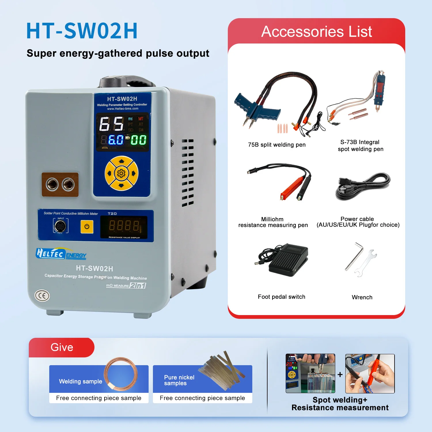 11.6KW 21KW 36KW 42KW Lithium Battery Spot Welding Machine Large Single Battery Aluminum to Nickel Portable High Power Pulse Han