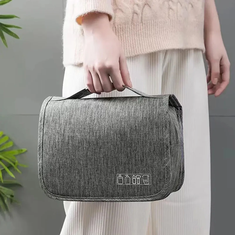 Large Capacity Washing Supplies Storage Bag Multifunction Travel Storage Handbag Portable Makeup Bag Waterproof Hanging Bags