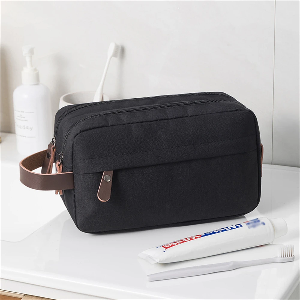 Waterproof Mens Toiletry Bag Travel Wash Case Shower Bathroom Cosmetic Storage