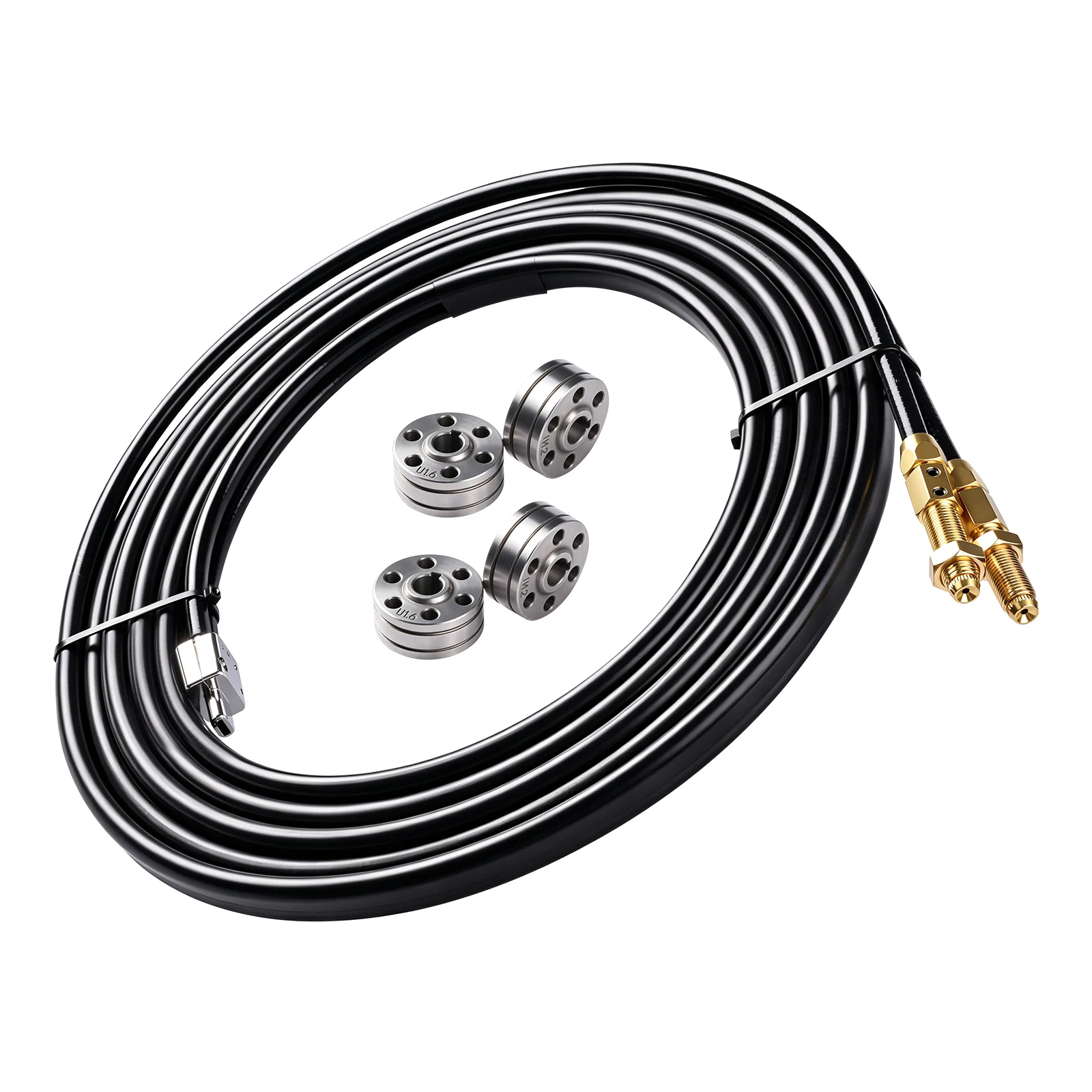SUP Wire Feeding Tube Guide 5m Aluminum Welder Wire Graphite Hose Welding Machine Automatic Dual Wire Feed Machine Accessories