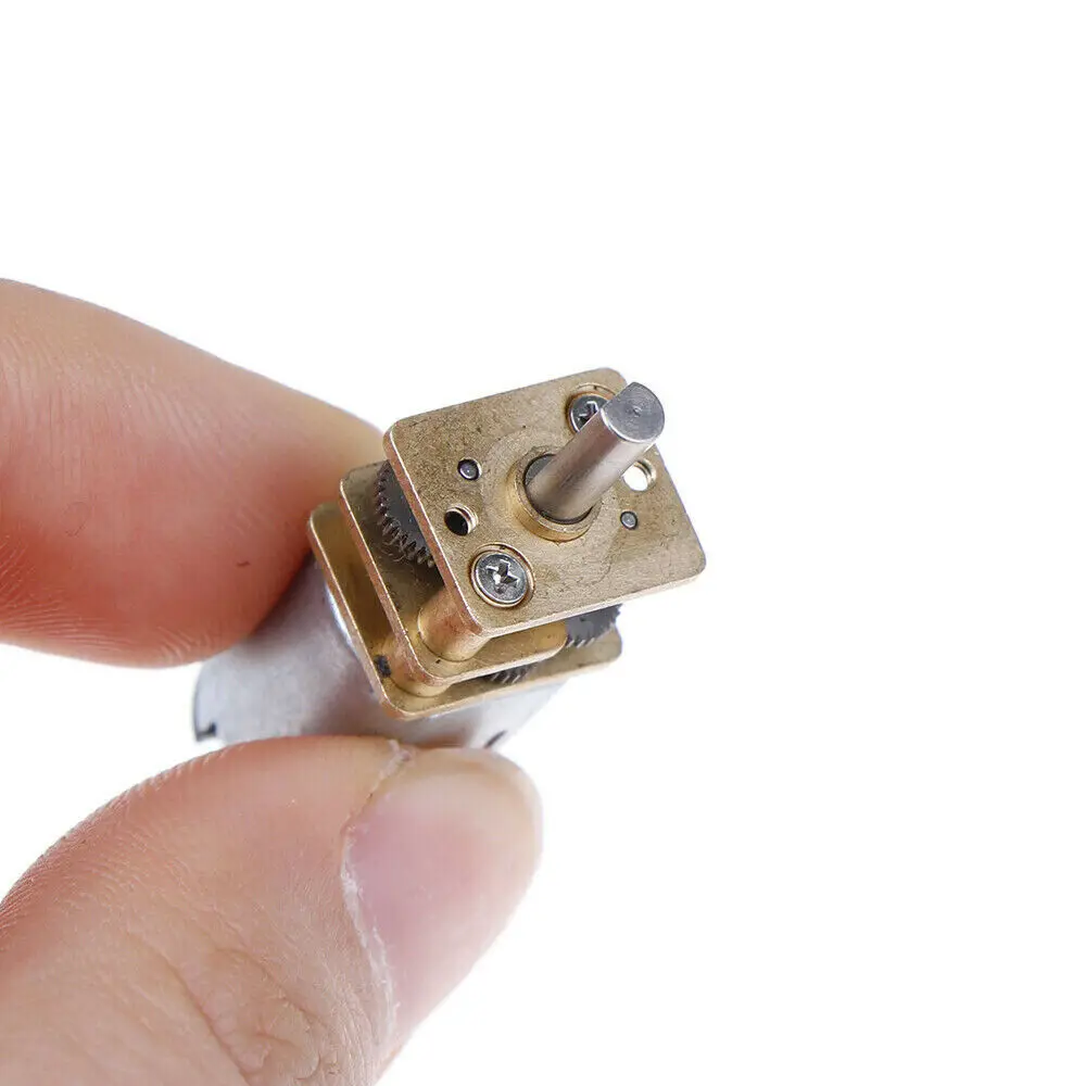 5Pcs DC 3V-6V 60RPM Slow Speed Micro Mini N20 Full Metal Gearbox Gear Reducer Electric Motor DIY Toy