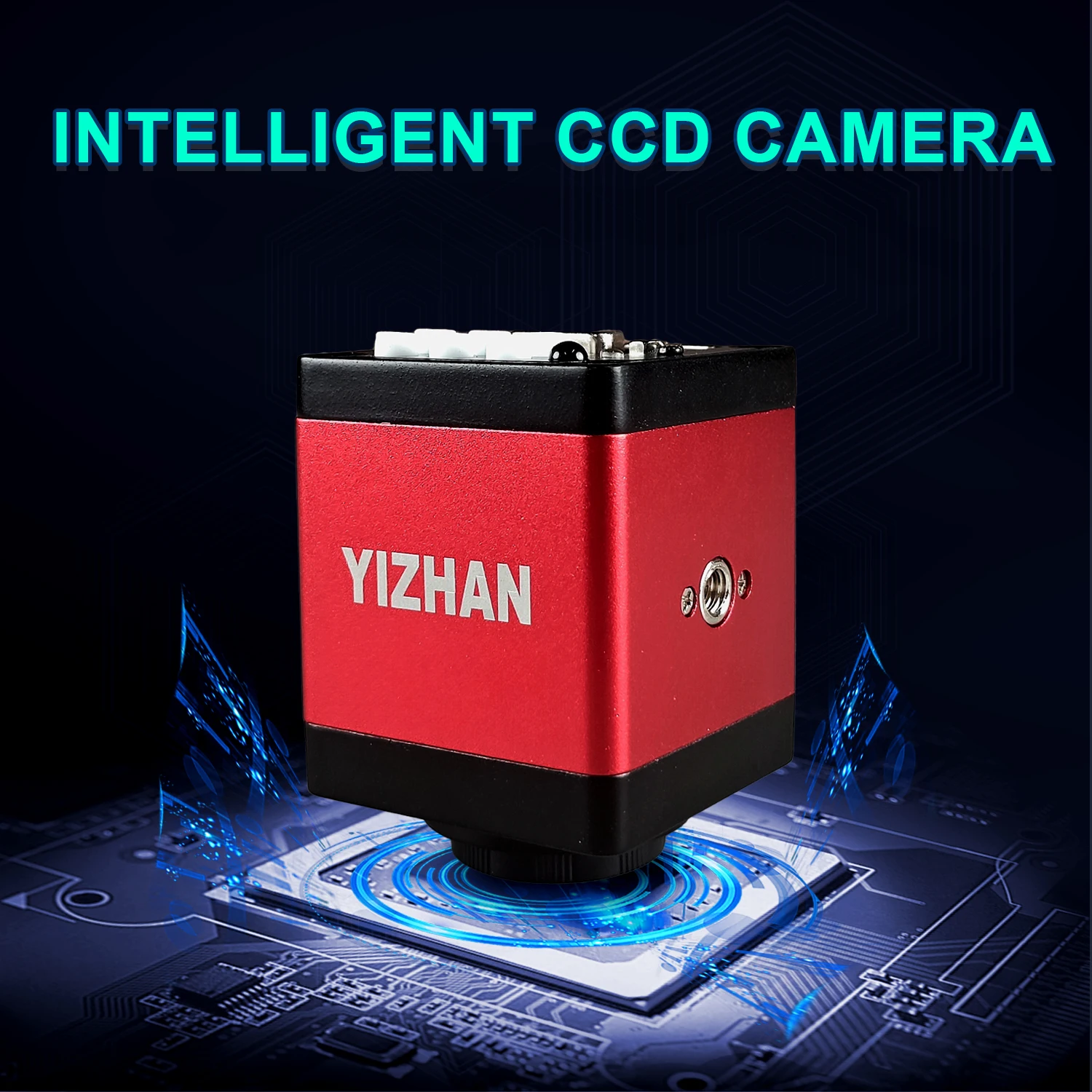 YIZHAN 13MP Full HD HDMI Camera VGA Port Industrial Microscope Zoom 150X Lens Adjustable Metal Arm Stand Bracket For Soldering