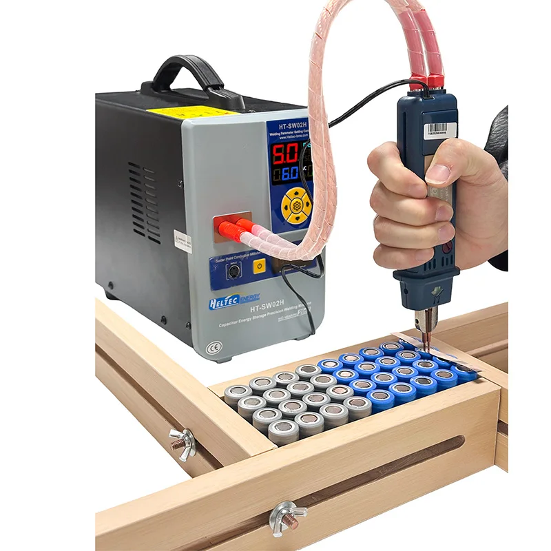 02H Spot Welders 7000A 42kw Pulse Battery Welding Machine Used For 18650 Lithium Batteries Pack Welding / Aluminum And Nickel