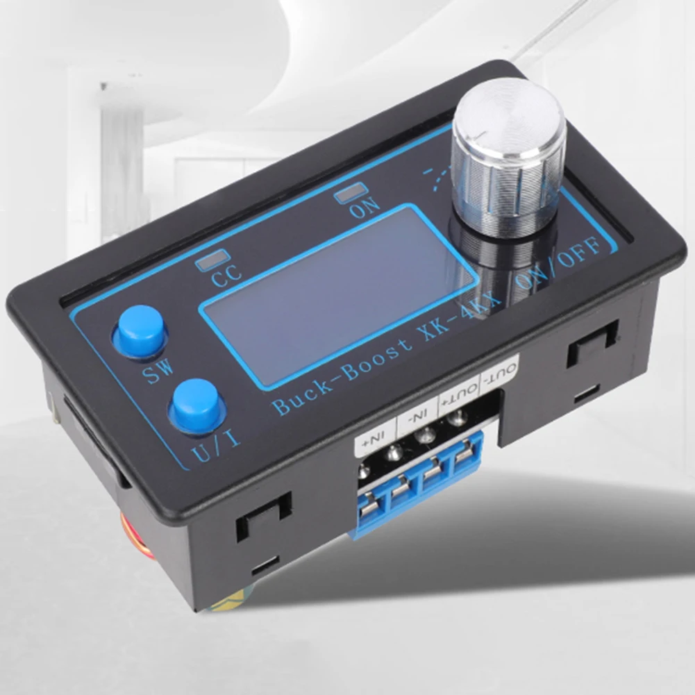 DC DC Buck Boost Converter Power Module CC CV 0.5-30V LCD Display Variable Voltage Regulator DIY Solar Battery Charging Module