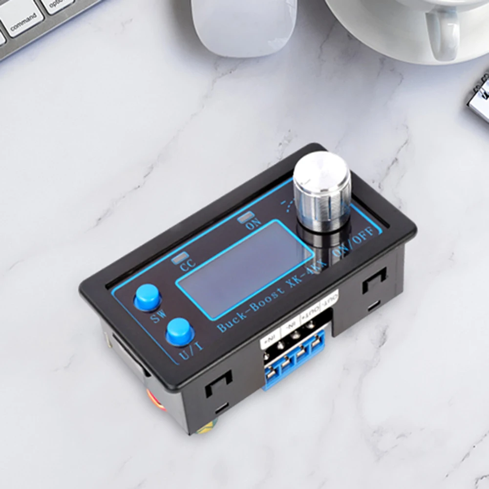 DC DC Buck Boost Converter Power Module CC CV 0.5-30V LCD Display Variable Voltage Regulator DIY Solar Battery Charging Module