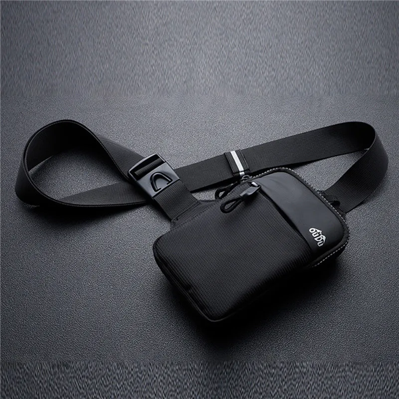 Men Crossbody Bag Mini Waterproof Leisure Fashion Mobile Phone Chest Bag Business Commuting Outdoor Sport Shoulder Crossbody Bag