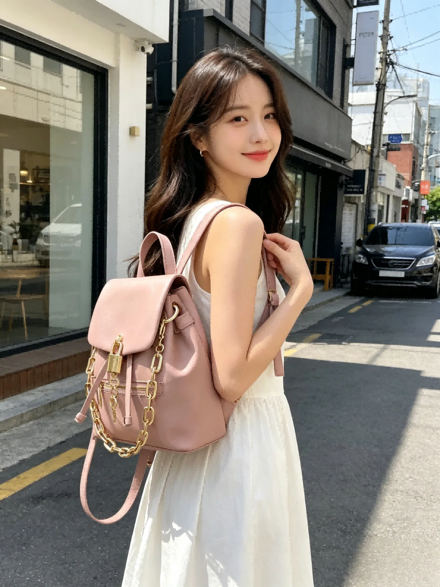 New Korean Women's Fashion Luxury High Quality Leather Travel Backpacks Tassels Designer Shoulder Bags Totes Crossbody Backpack